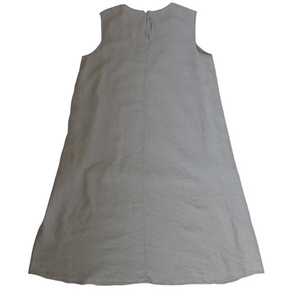 Muji Ladies' French Linen Sleeveless Dress Sz M-L - Picture 3 of 8